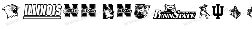 NCAA Marquette字体转换